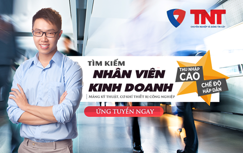 Công ty CP Xuất Nhập Khẩu TNT Việt Nam tuyển Nhân viên Kinh doanh